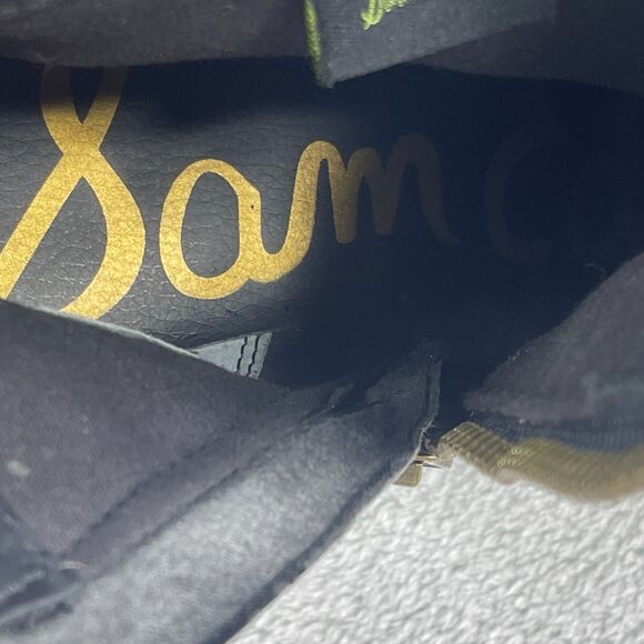 Sam Edelman Louie Womens US 8 M Bootie Black Fringe Leather Side Zip Ankle Boots - Picture 15 of 16